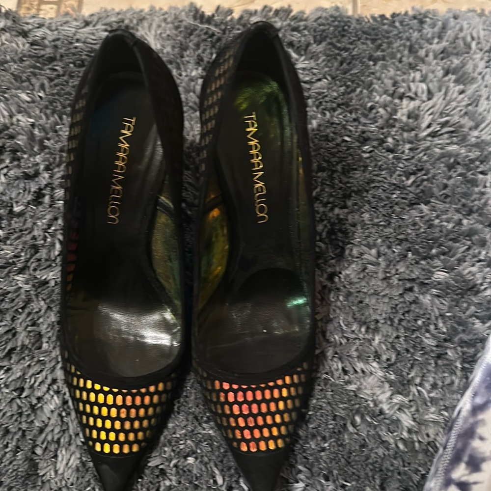 Tamara Mellon black heels